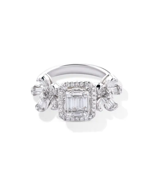 انگشتر سفید زنانه - تصویر 2